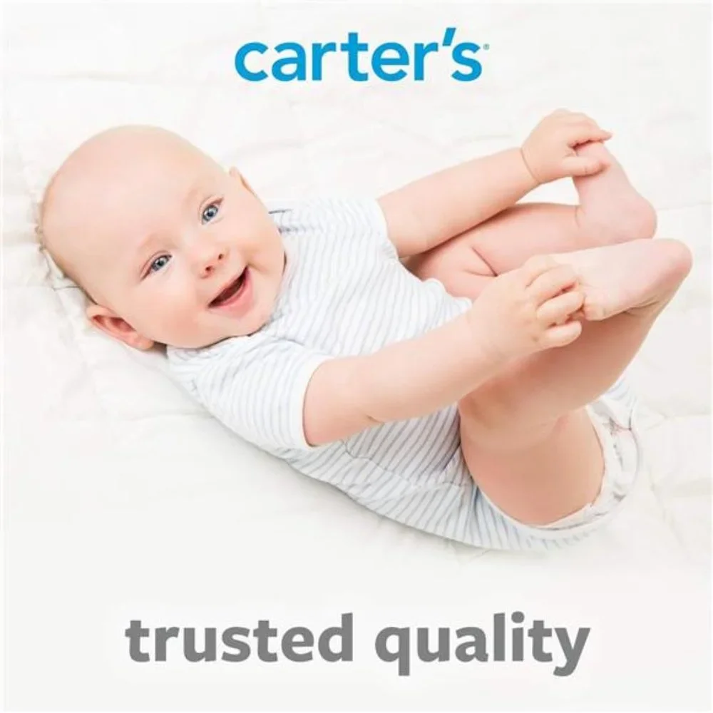 Waterproof Fitted Crib Mattress Pad and Toddler Crib Mattress Protector - Baby